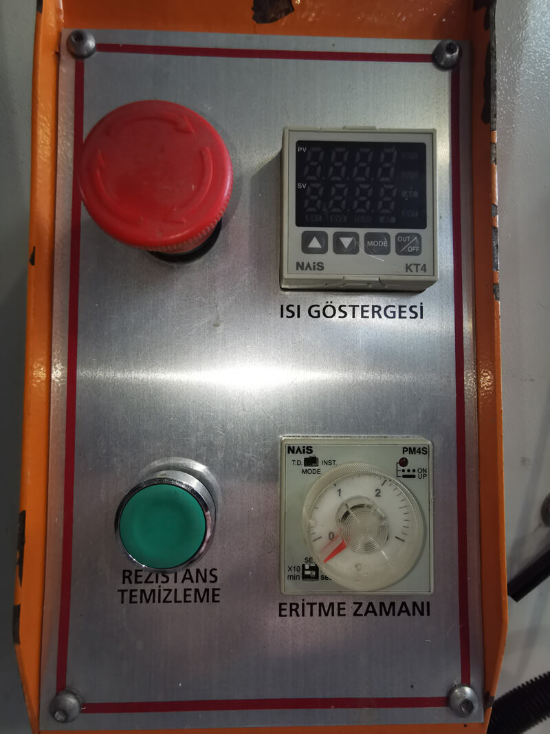 Панель управления сварочного станка для ПВХ-профилей ETM EK-1050 №3