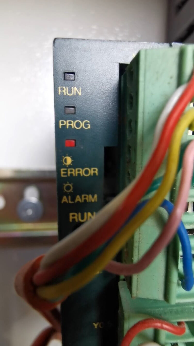 Ошибка ПЛК Error сварочного станка для ПВХ-профилей ETM EK-1050 №5